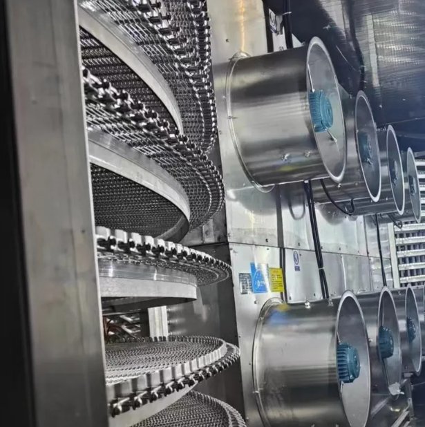 Twin Drum IQF Spiral Freezer for Meat Processing
