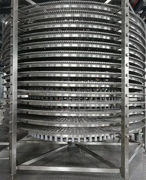 Industrial IQF Spiral Freezer for Food Processing