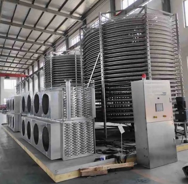 700kg IQF Spiral Freezer for Food Processing