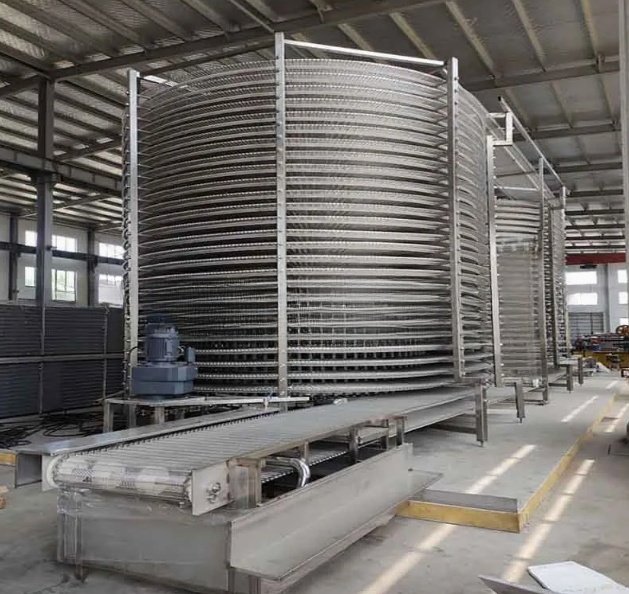 700kg IQF Spiral Freezer for Food Processing