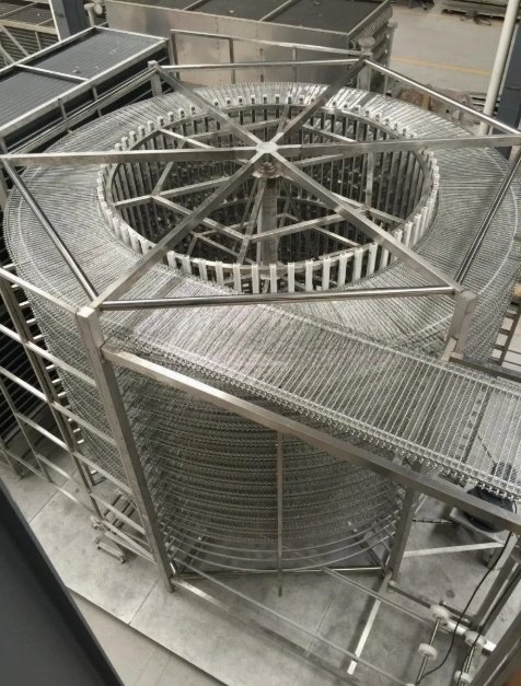 Industrial IQF Spiral Freezer for Food Processing